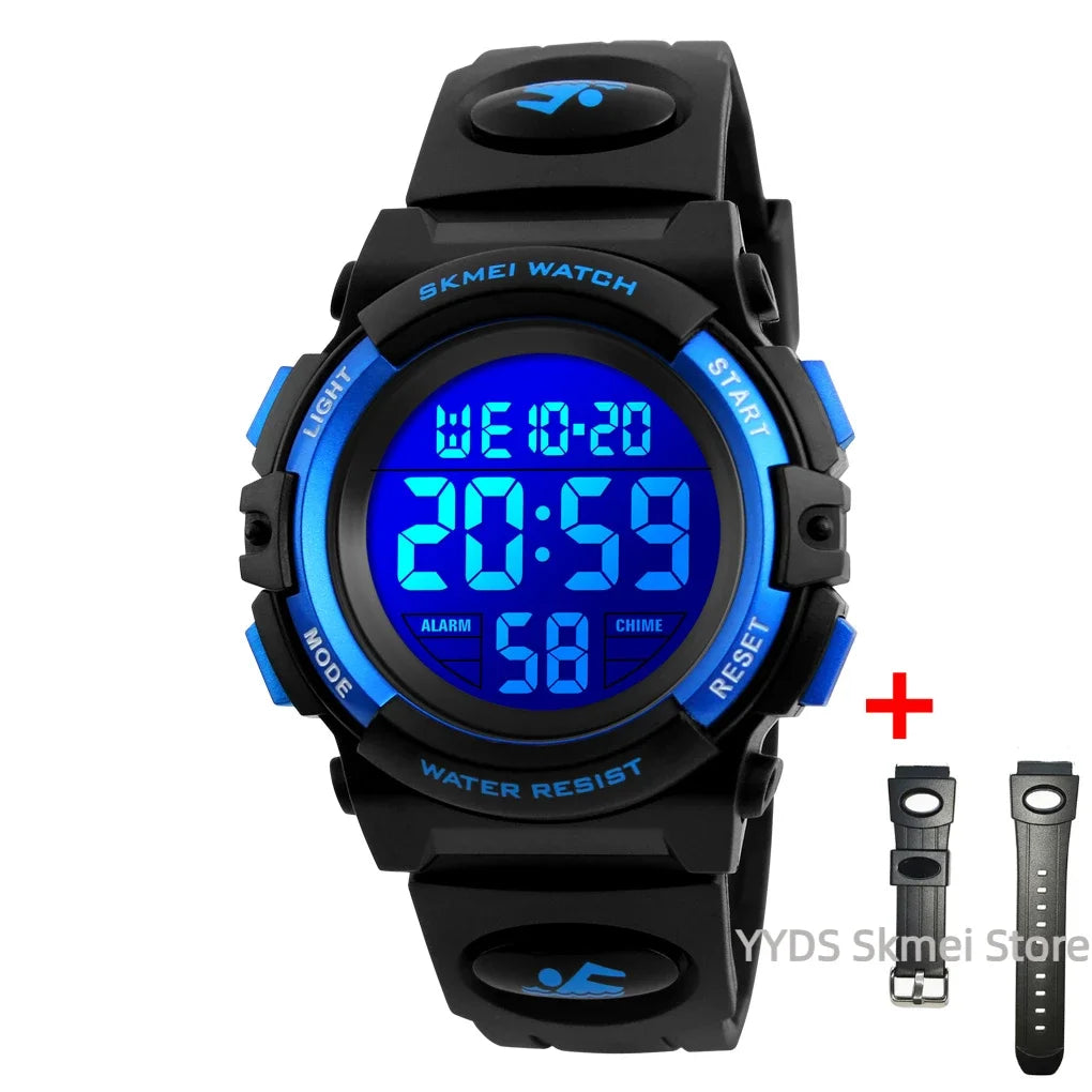 SKMEI 1266 Orologio Digitale per Bambini – LED Colorato, Sportivo e Impermeabile