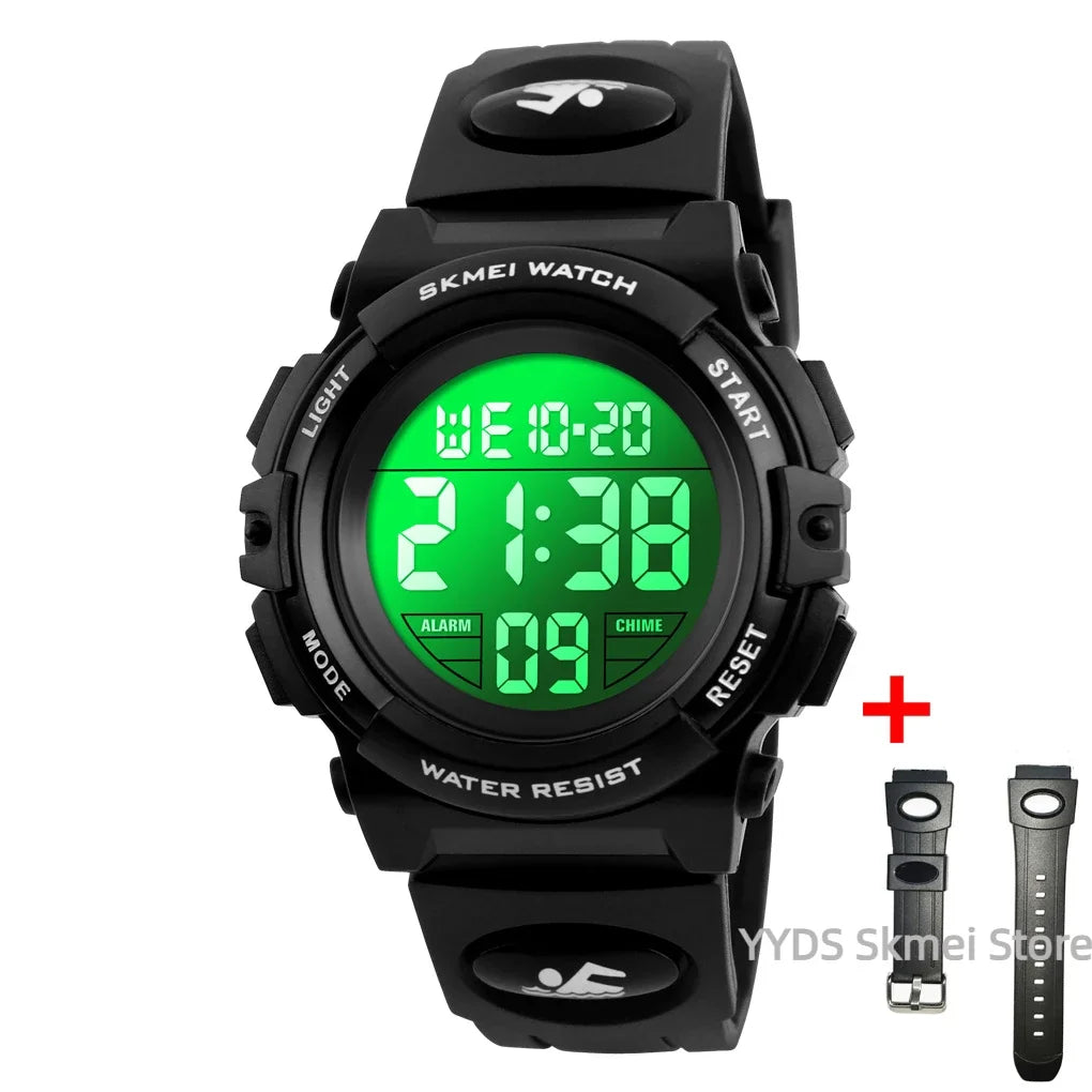 SKMEI 1266 Orologio Digitale per Bambini – LED Colorato, Sportivo e Impermeabile
