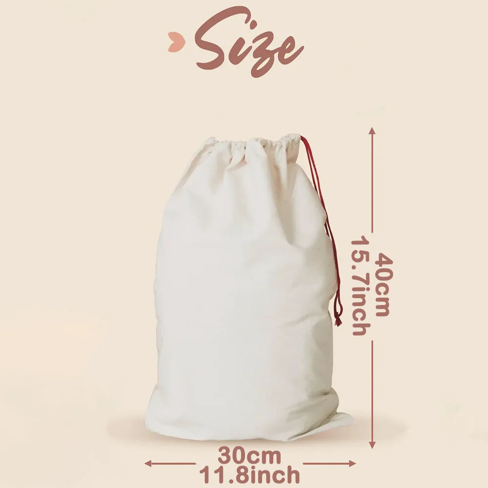 Borsa Regalo Natalizia con Renne e Albero – Sacco di Babbo Natale per Bambini