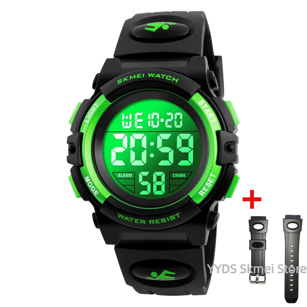 SKMEI 1266 Orologio Digitale per Bambini – LED Colorato, Sportivo e Impermeabile