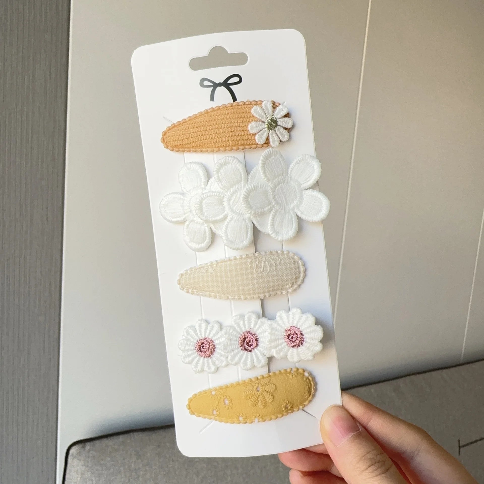 Set Fermagli per Capelli Bambina con Fiori – Clip Carine per Neonate e Ragazze