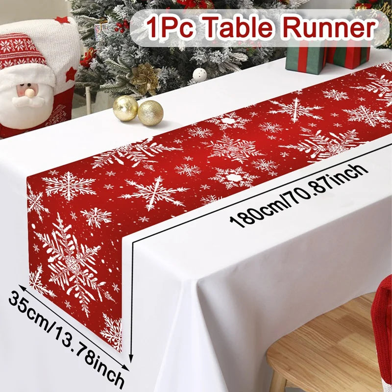 Tovaglia Runner Festiva “Merry Christmas” – Idea Decor per Natale
