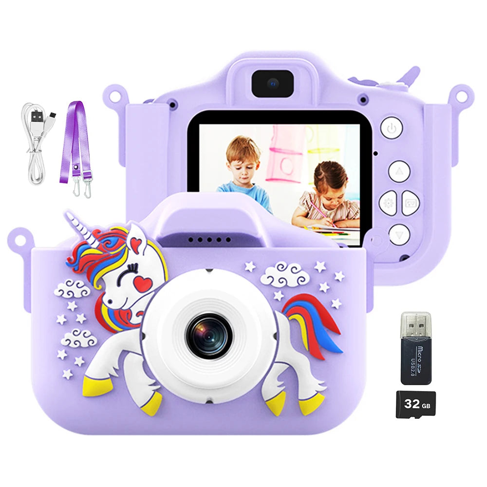 Fotocamera Digitale per Bambini – Giocattolo Educativo con Batteria Ricaricabile