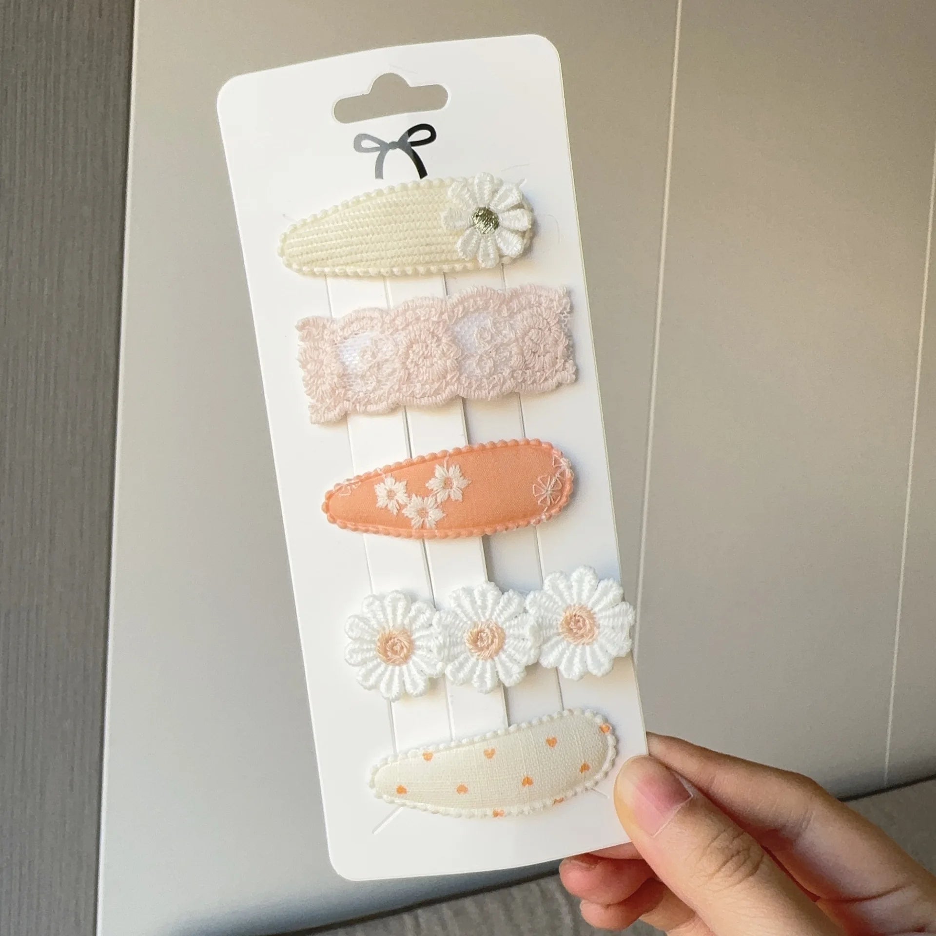 Set Fermagli per Capelli Bambina con Fiori – Clip Carine per Neonate e Ragazze