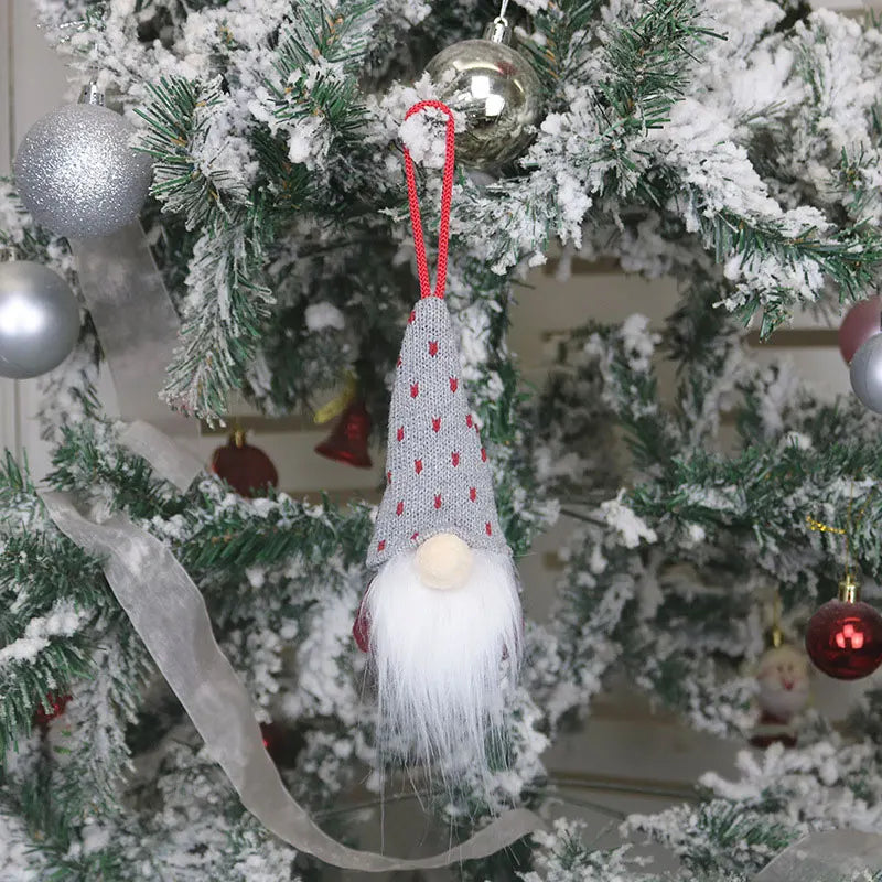 Gnomo Natalizio Senza Volto – Decorazione da Appendere per Albero di Natale