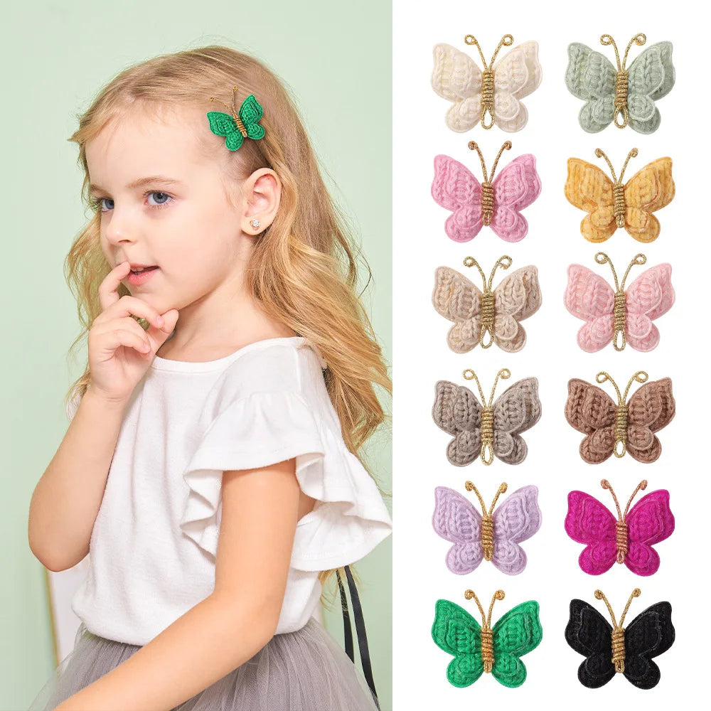 Mollette per Capelli Bambina Farfalla – Clip Eleganti per Neonate e Ragazze, Barrette Decorative