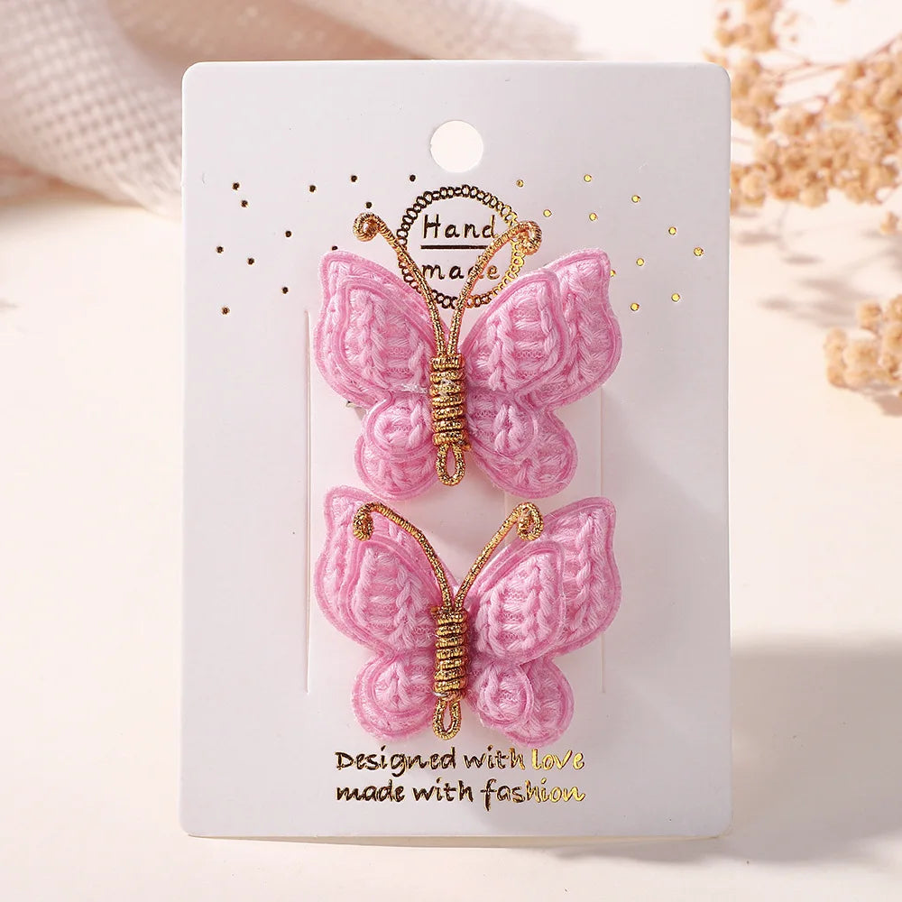 Mollette per Capelli Bambina Farfalla – Clip Eleganti per Neonate e Ragazze, Barrette Decorative