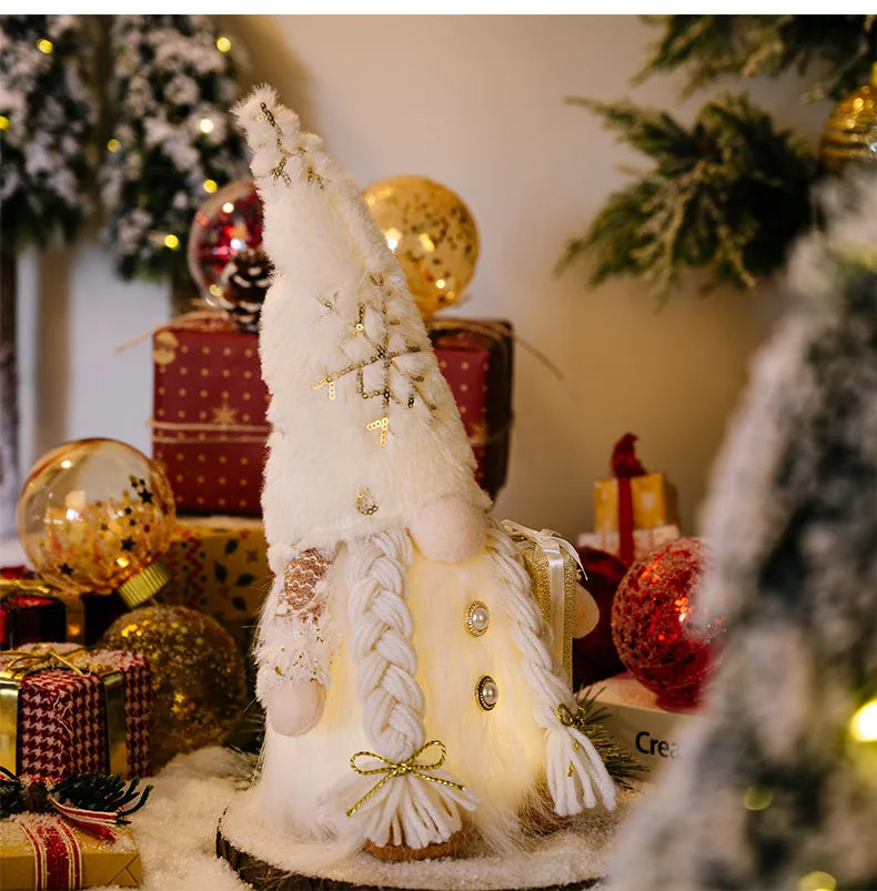 Gnomo Natalizio Luminoso 30 cm