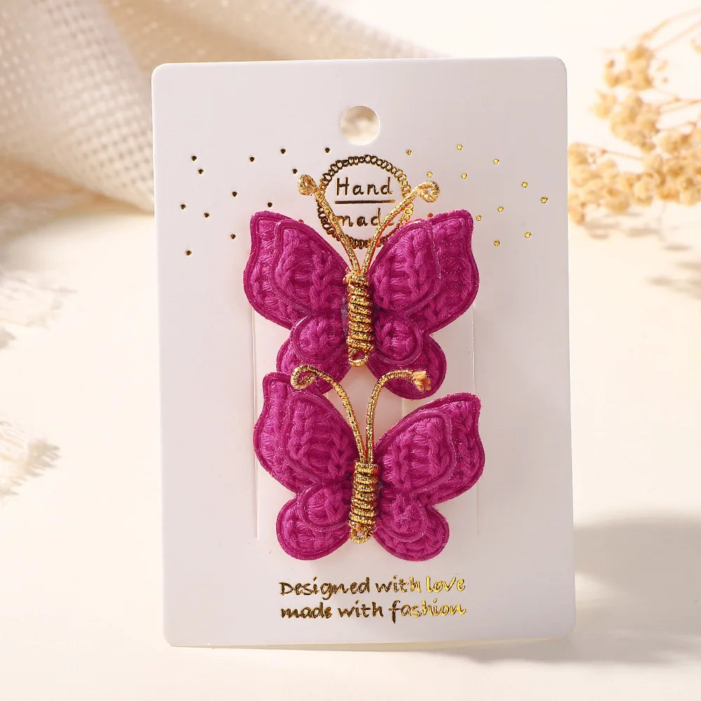 Mollette per Capelli Bambina Farfalla – Clip Eleganti per Neonate e Ragazze, Barrette Decorative